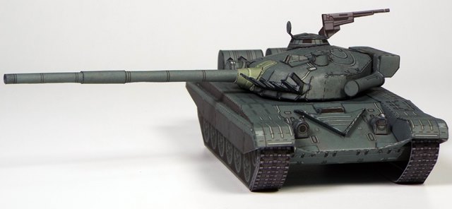 T-72戦車 ペーパークラフト