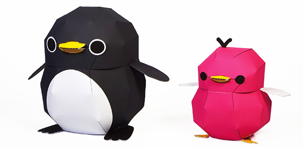 ゆるキャラ マスコット ペーパークラフト